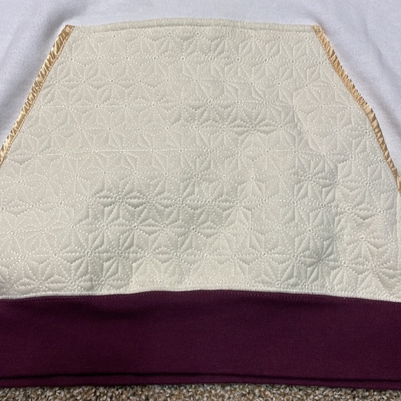 Mediums Collective Quilted Cut & Sew Hoodie - Maroon Wine. Men’s size L. - Picture 3 of 15